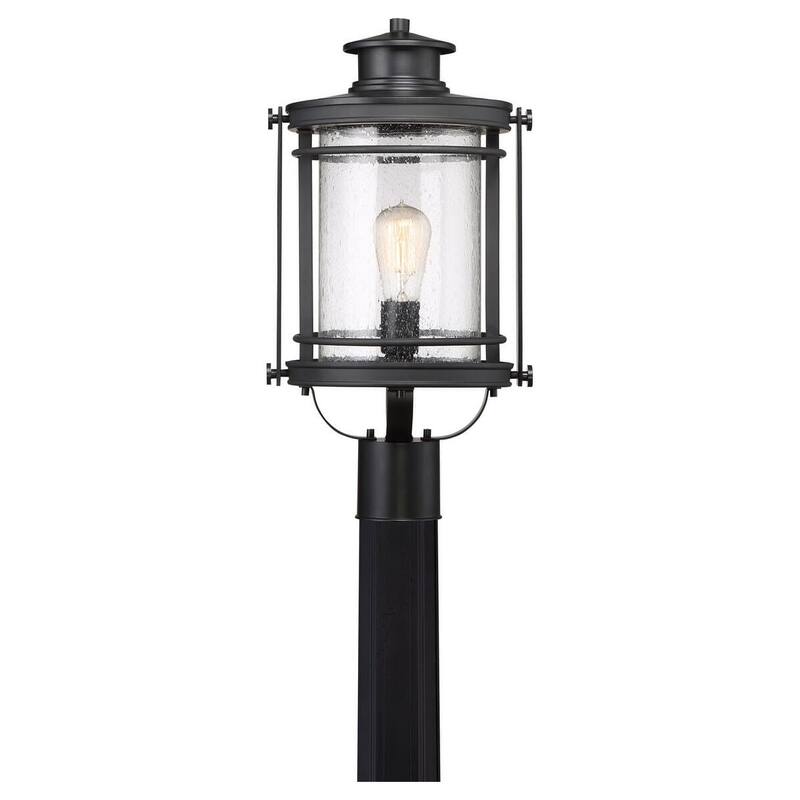 Booker 1-Light Outdoor Post Mount in Mystic Black