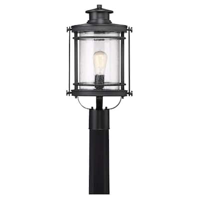 Booker 1-Light Outdoor Post Mount in Mystic Black