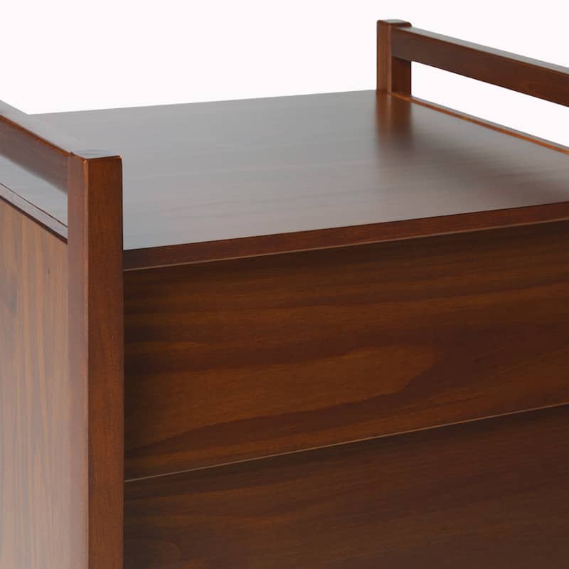 Middlebrook Designs Mid-Century Modern Solid Wood Nightstand