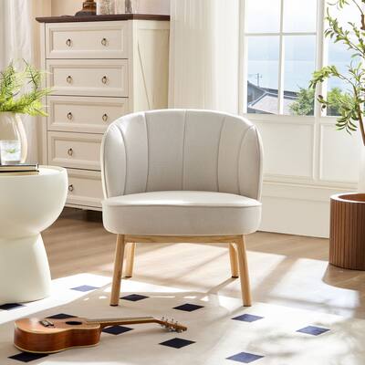 Comfortable Upholstered Lounge Shell Chair for Various Spaces, Stylish and Durable