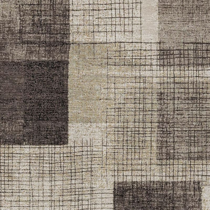 HomeRoots Geometric Transitional Rectangle Outdoor Rug