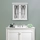preview thumbnail 3 of 6, Teamson Home Florence Removable Two-Door Wall Cabinet