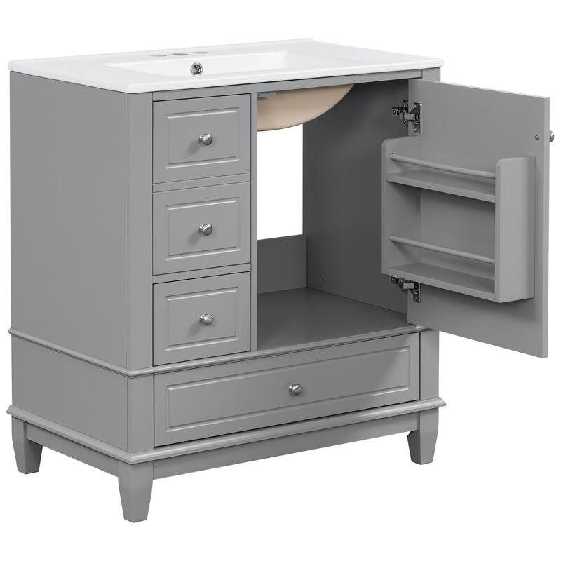 Christopher Knight Home 30" Stylish and Functional Bathroom Vanity with Sink