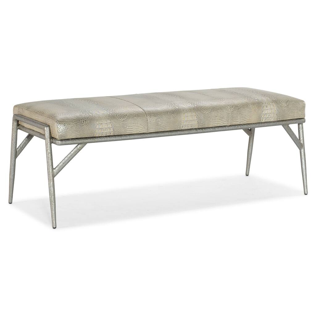 Padrag Upholstered Bench, Seashell