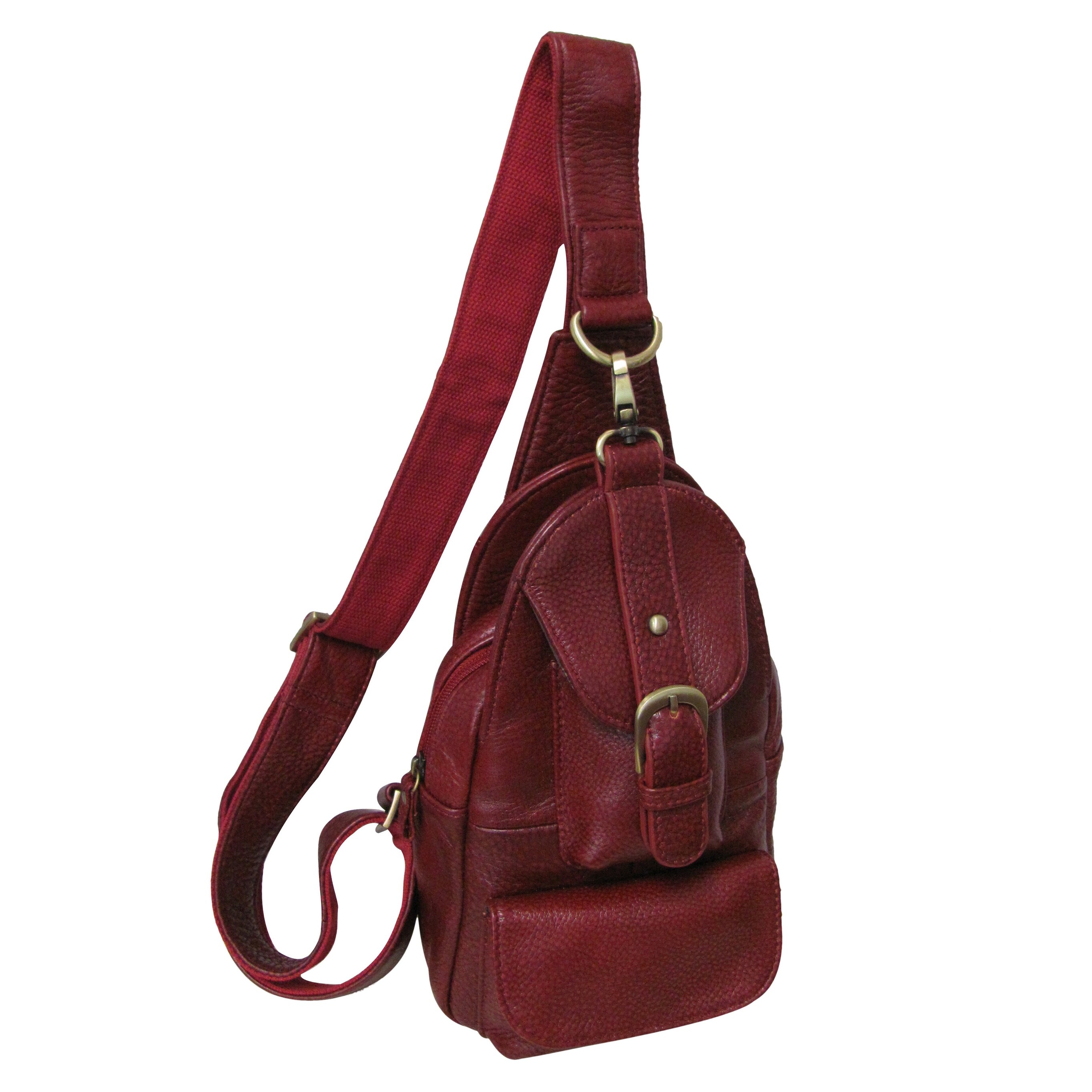 multi pocket sling bag