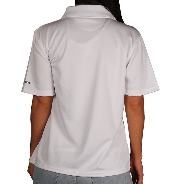 reebok polo shirts womens white