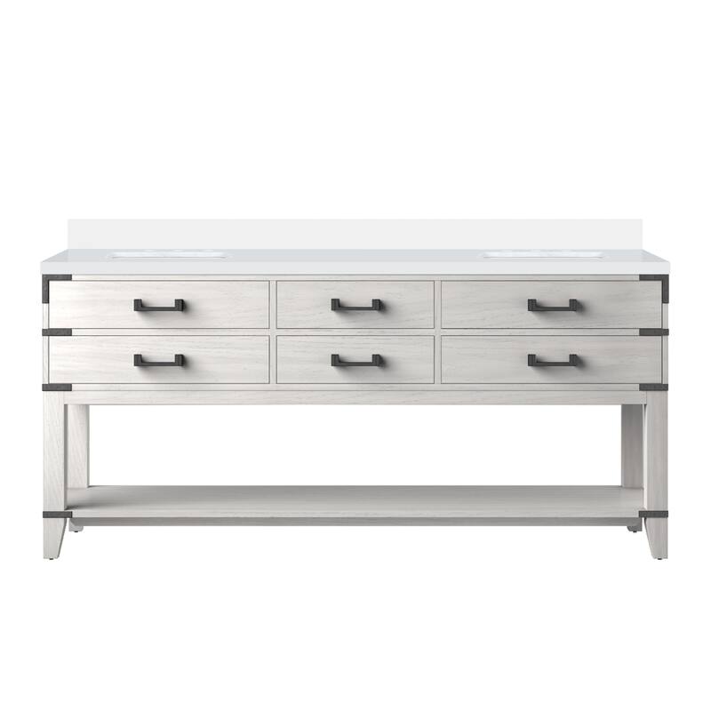 Norwalk Bath Vanity with Quartz Top and Sink