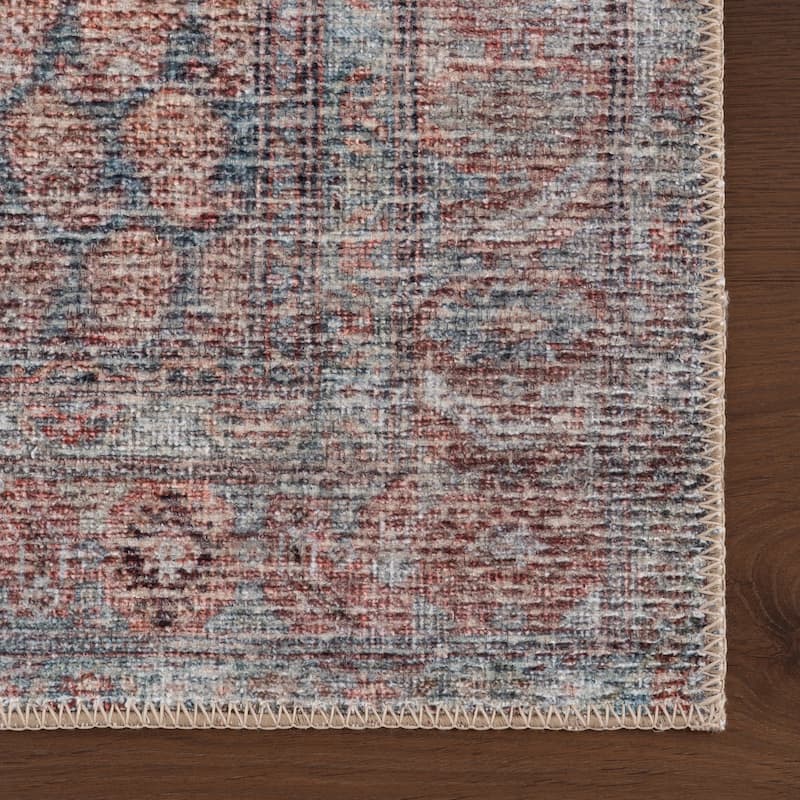 Nuloom Veyora Vintage & Distressed Washable Rug