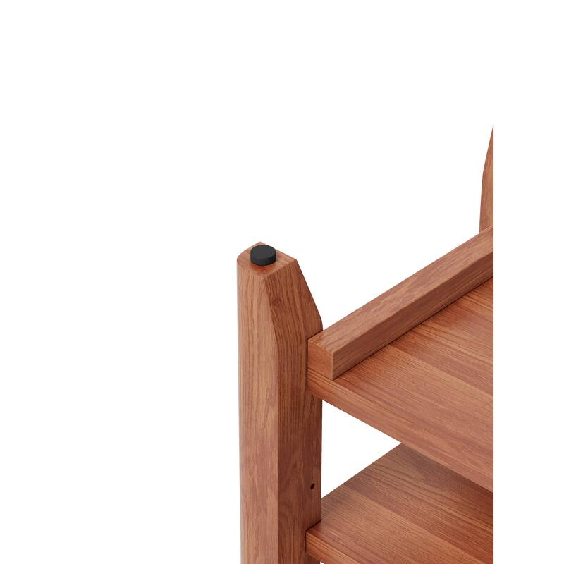 100% Solid Wood Shoe Bench, 550lb Load-Bearing Entryway Shoe Rack & Wardrobe