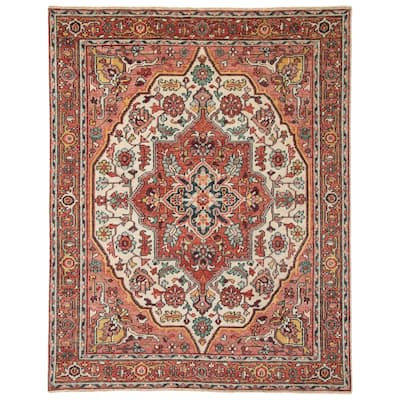 Wilkes Hand-Knotted Medallion Area Rug