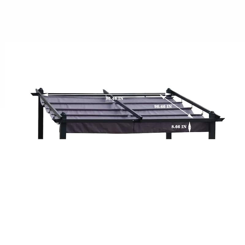 Replacement Canopy Fabric for Outdoor Retractable Pergola