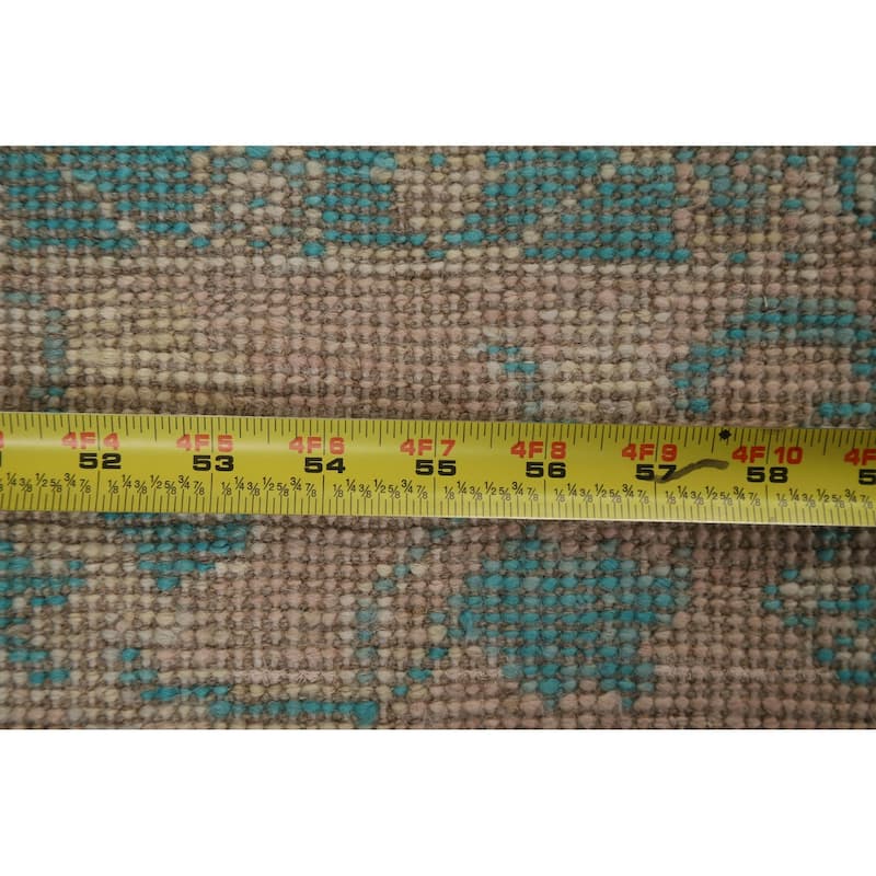 Vegetable Dye Oriental Oushak Turkish Rug Hand-knotted Wool Carpet - 2'0" x 3'10"