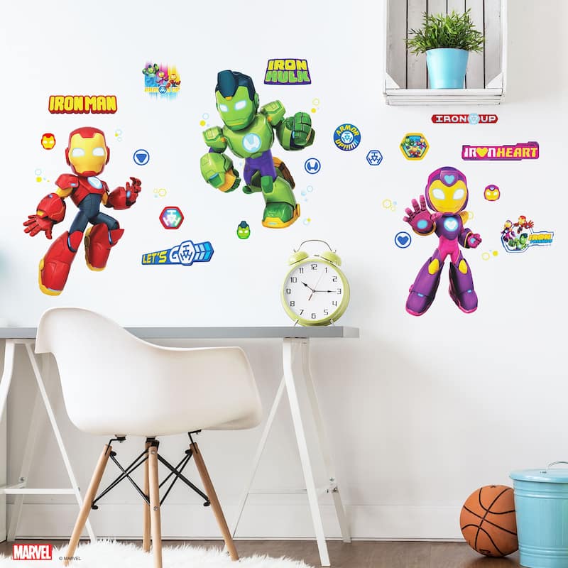 RoomMates Iron Man and His Awesome Friends Wall Decals
