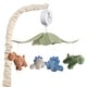 preview thumbnail 1 of 5, Lambs & Ivy Dino-Might Multicolor Dinosaur Musical Baby Crib Mobile Soother Toy