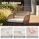 preview thumbnail 37 of 71, Nuu Garden Rattan Metal Patio Dining Set with Umbrella Hole, Zippered Cushions