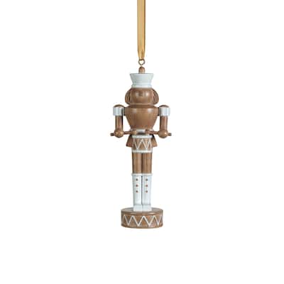 Gelsey Nutcracker with Drum Hanging Ornaments, Set of 4