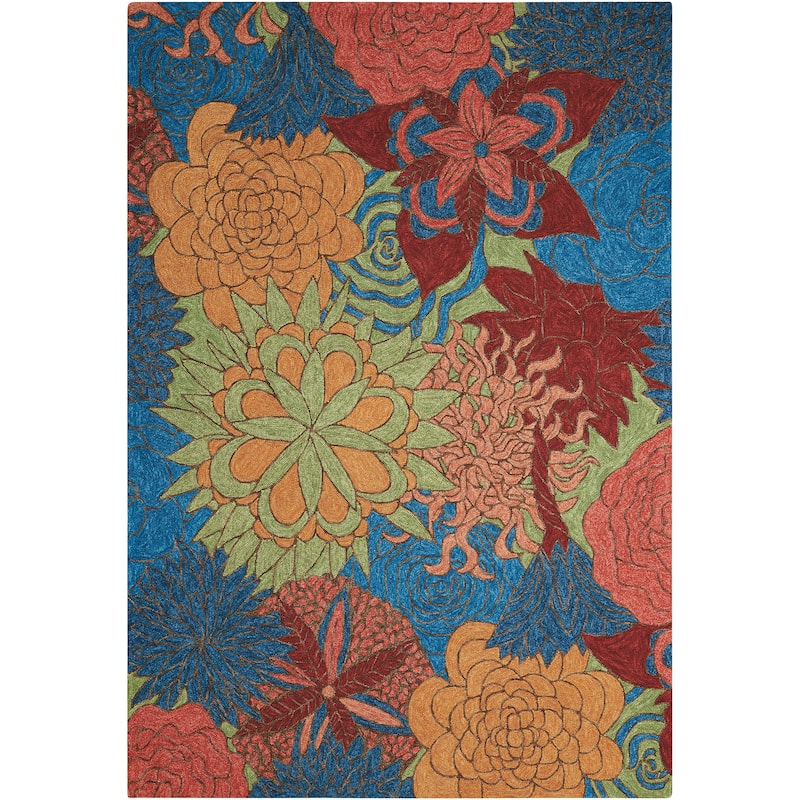 Nourison South Beach Abstract Floral Area Rug