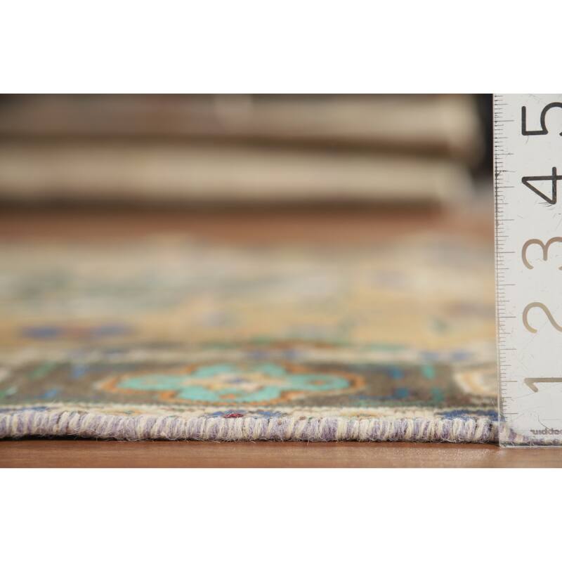 Hand Knotted Oriental 100% Wool Carpet Traditional Medallion Oranges & Rust Tabriz Area Rug - 6' 4'' X 4' 11''