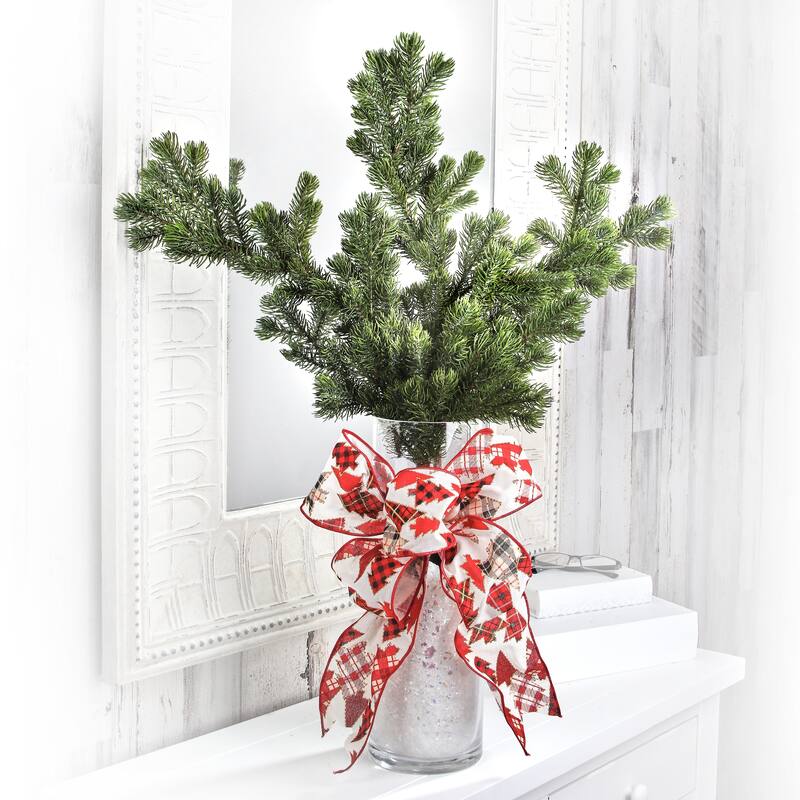 34" Naturalike Weeping Pine Branch