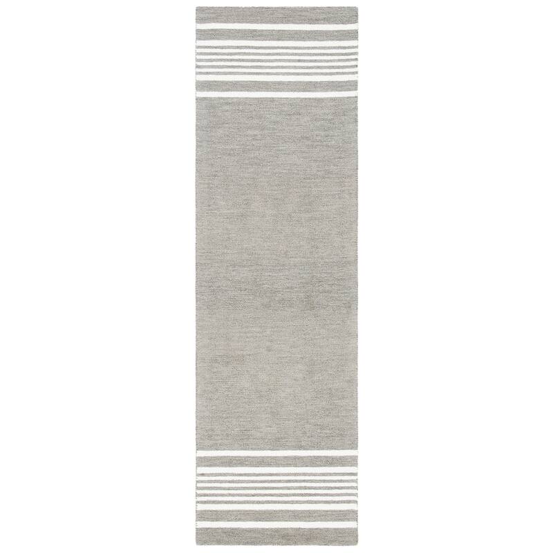 SAFAVIEH Handmade Metro Baudilia Stripe Wool Rug