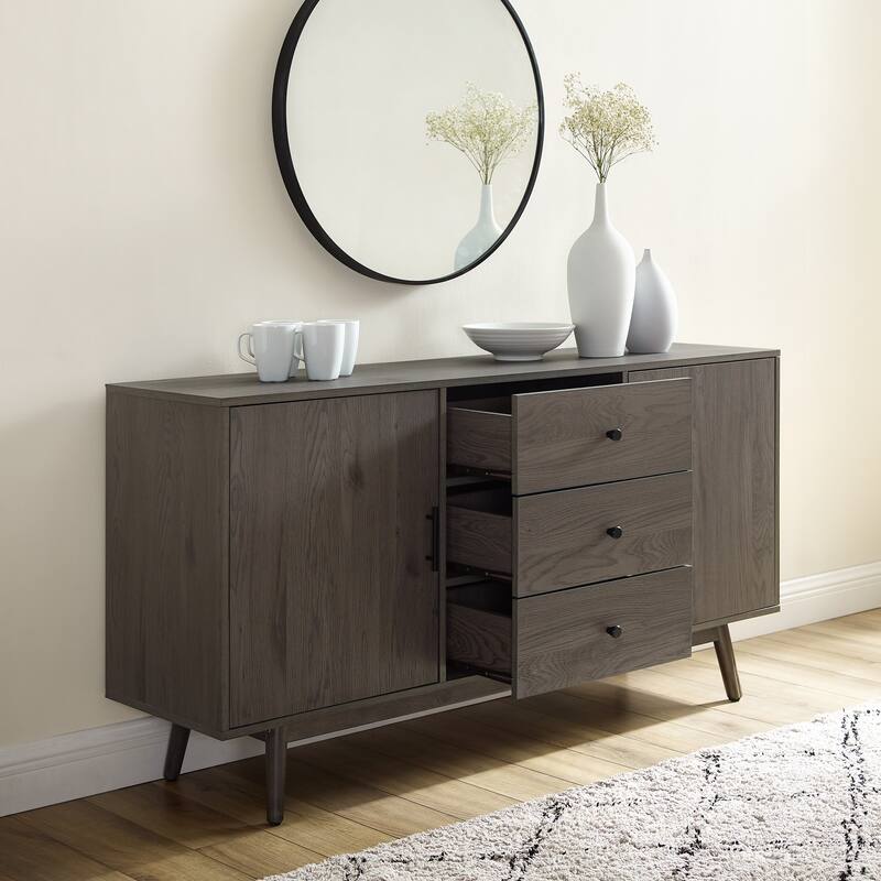 Crosley Lucas Sideboard - 58 "W x 15.75 "D x 30 "H