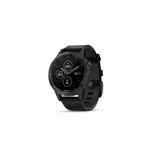 Garmin fenix 5 outlet plus sapphire black leather