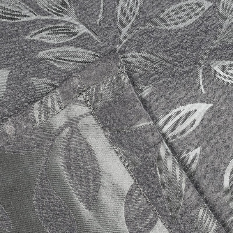 Superior Modern Bohemian Leaves Room Darkening Curtains with Grommets