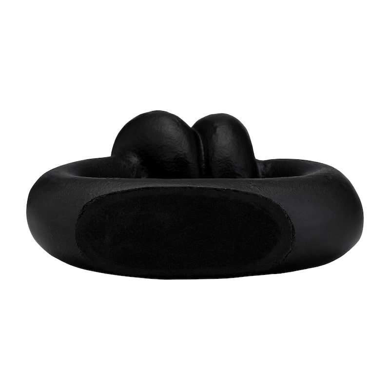 Sagebrook Home Knot Sculpture, Modern Elegance, Decor Accent, Serene Beauty - 9" x 4" x 9"