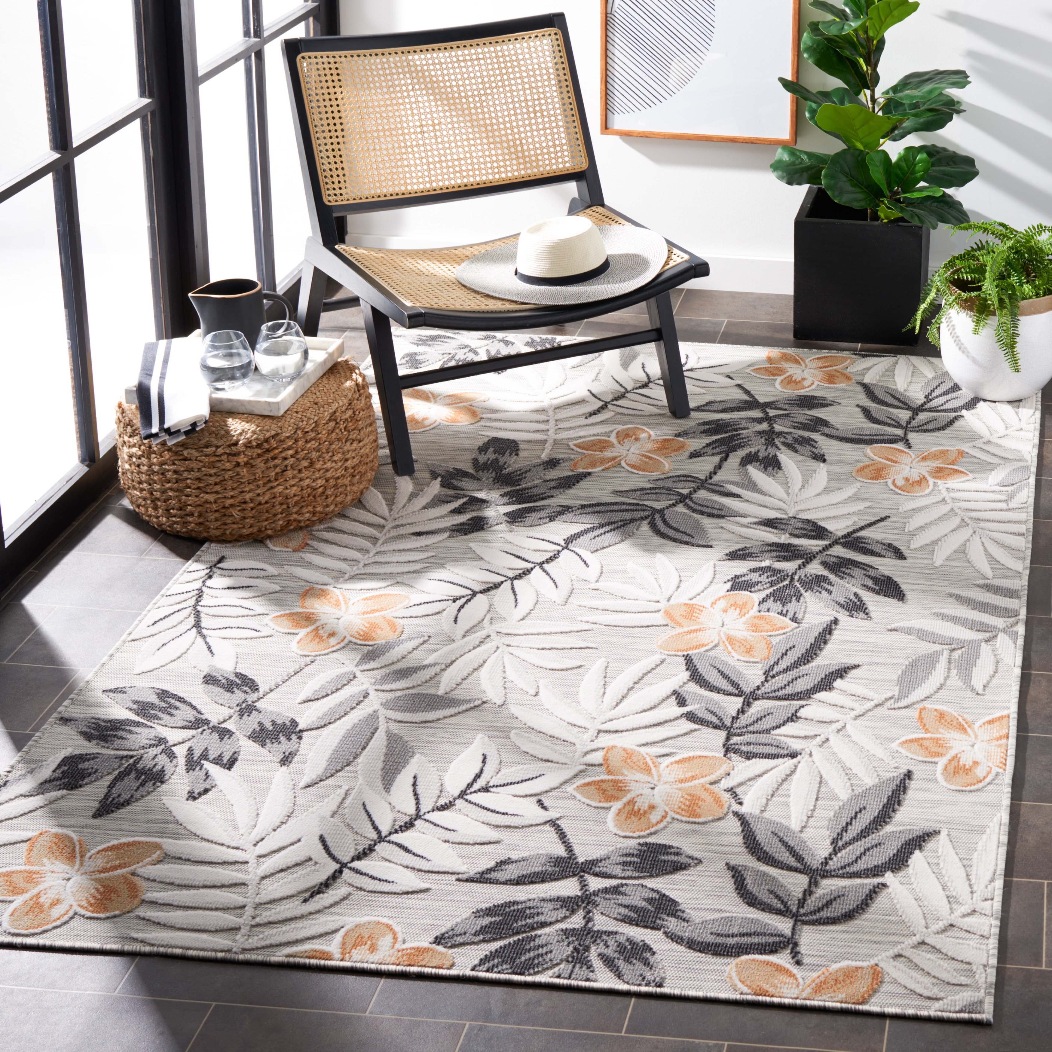 SAFAVIEH Cabana Mintje Indoor/ Outdoor Waterproof Transitional Rug - On  Sale - Bed Bath & Beyond - 35539773