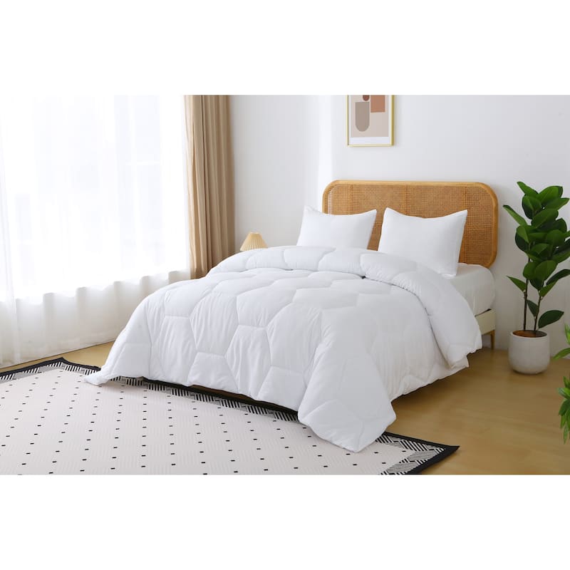 Better Style Home Microfiber Honeycomb Comforter Sets