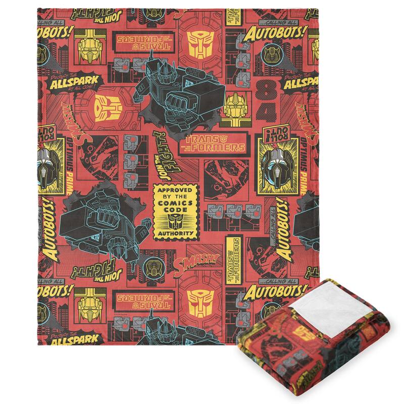Hasbro Transformers Silk Touch Throw Blanket