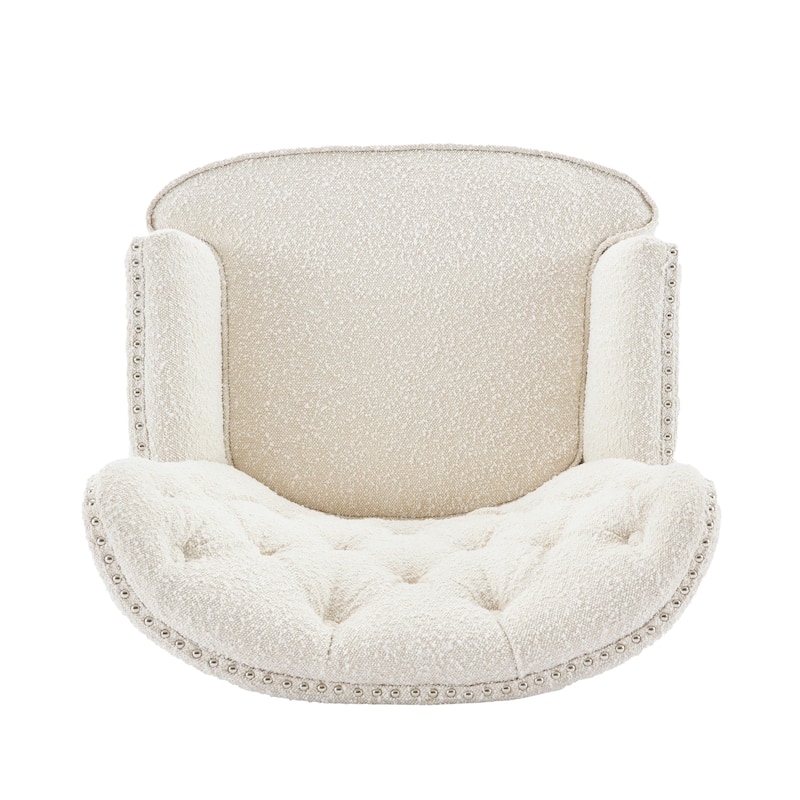 29.5" Button Tufted Club Chair