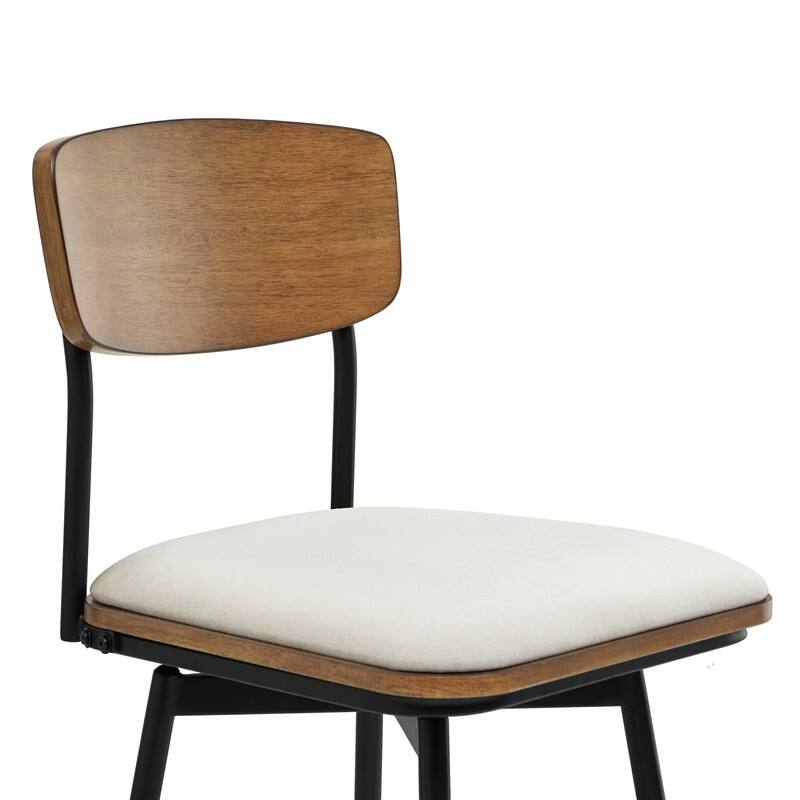 Spruce & Spring Claire Swivel Counter Height Bar Stool Set