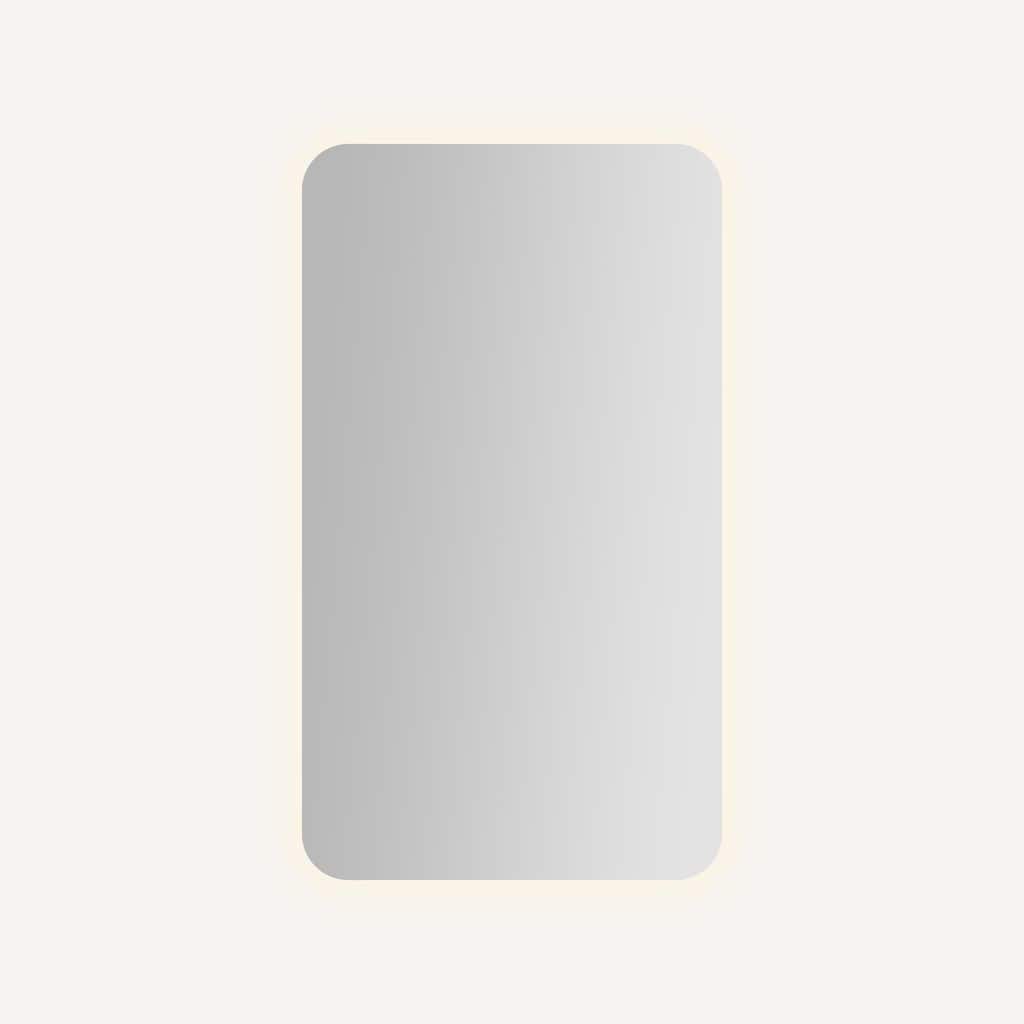 Robern GR2034D4RP1N Presence 19-1/4" x 33-7/8" Lighted Frameless