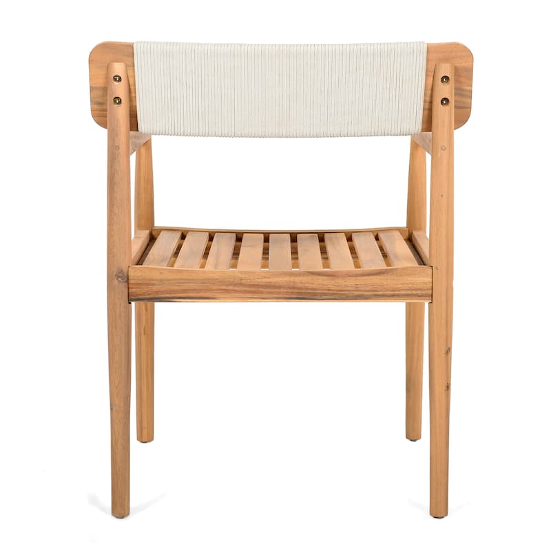 Christopher Knight Home - Zorion Acacia Wood Outdoor Dining Armchair