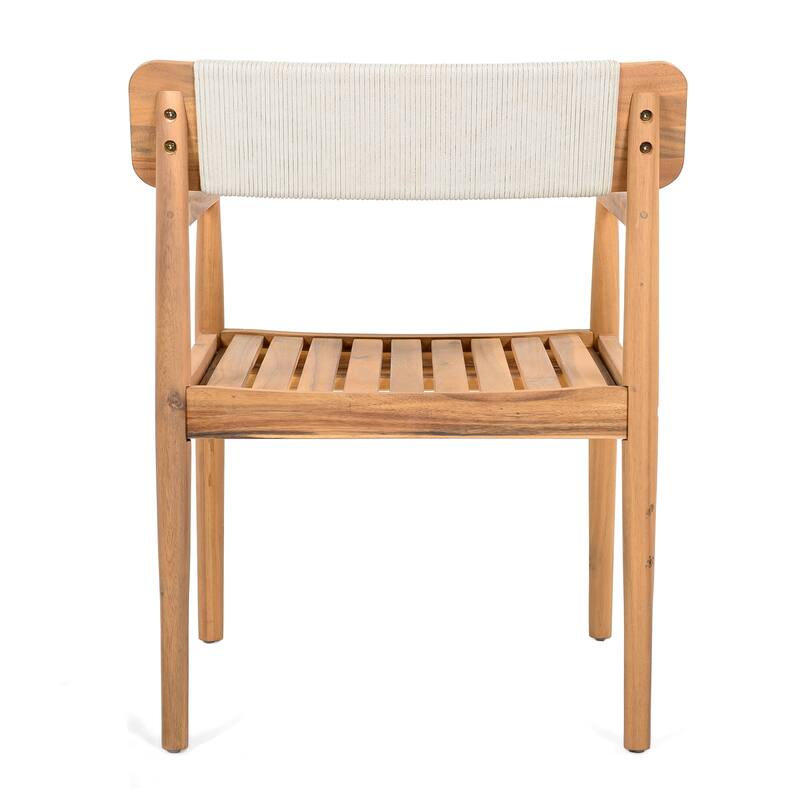 Christopher Knight Home-Eulalia 7 Piece Acacia Wood Outdoor Dining Set