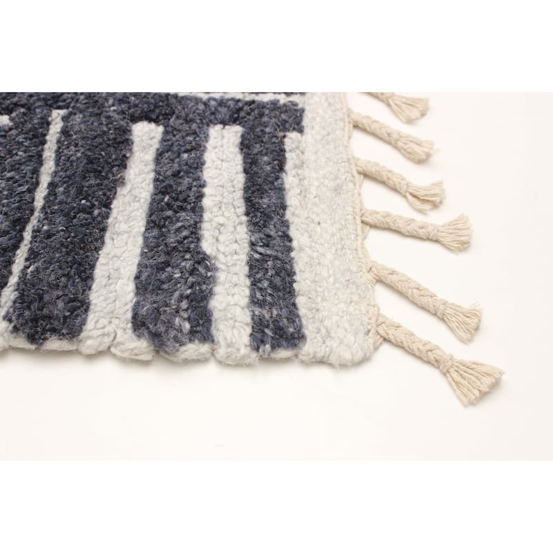 Tangier Navy Rug 5'0" x 7'9" - 5'0 x 7'9