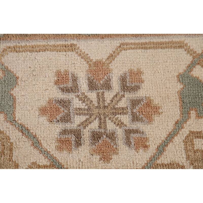 Oushak Area Rug Handmade Oriental Wool Carpet - 9'2"x 11'8"