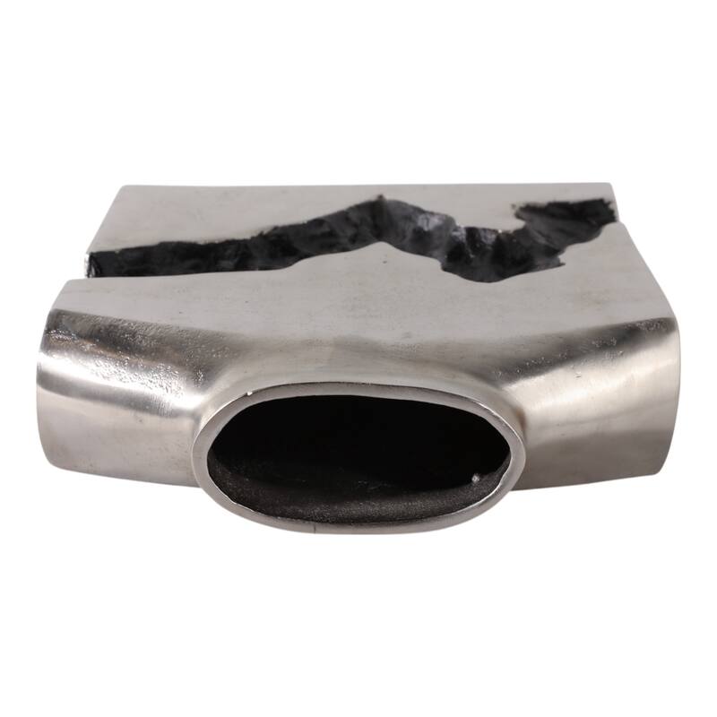 Metal Modern Sculptural Decorative Vase Abstract Design Artistic Form