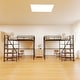 preview thumbnail 4 of 8, Twin Loft Metal Bed w/ Built-in Desk & Charging Station