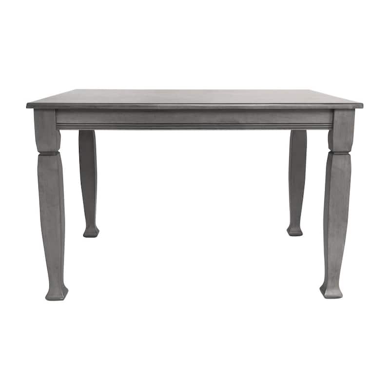 Solid Wood Commercial Grade Dining Table with Turned Legs - 47"D x 36.25"W x 30.25"H