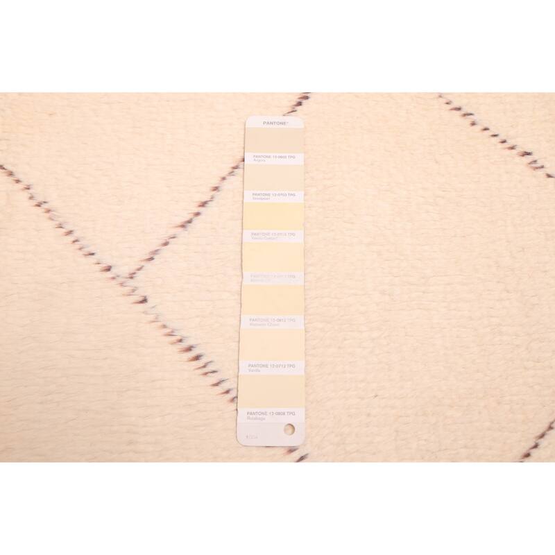 ECARPETGALLERY Hand-knotted Pak Finest Marrakesh Cream Wool Rug - 8'6 x 9'8