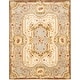 preview thumbnail 22 of 36, SAFAVIEH Handmade Empire Shawna Traditional Oriental Wool Rug 9'6" x 13'6" - Ivory/Light Blue