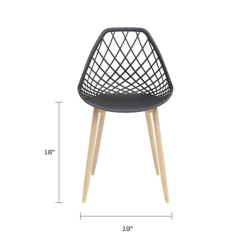 Jamesdar Kurv Mid-Century Dining Chair (Set of 2)