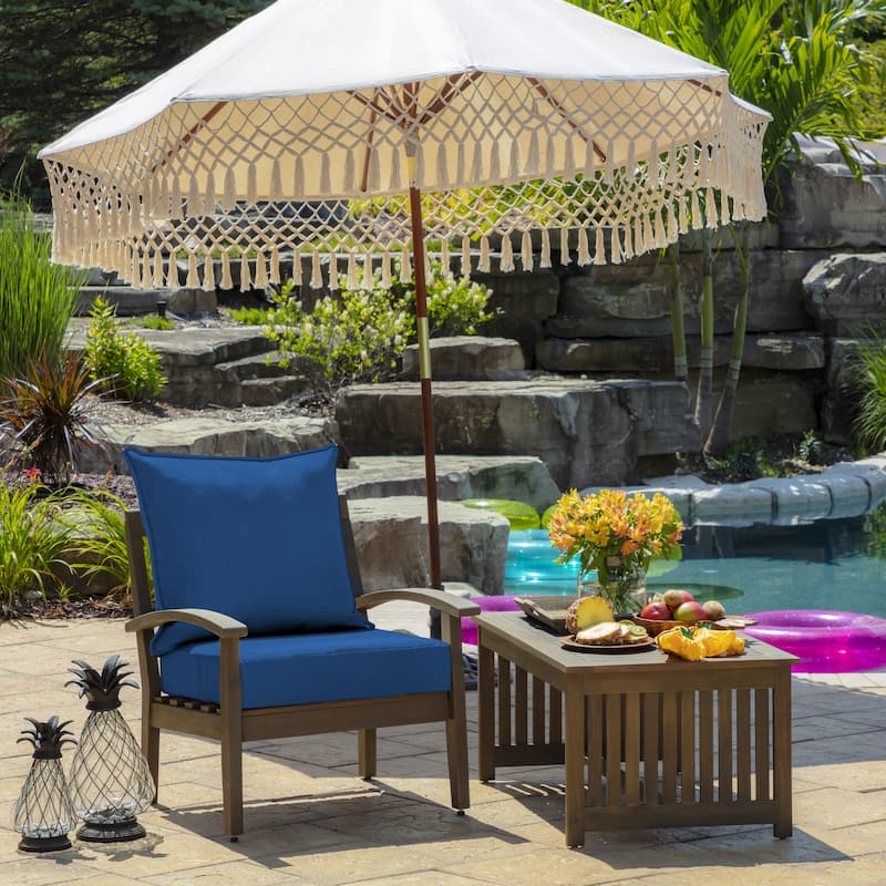 ARDEN Outdoor Deep Seating Cushion Set 24 x 24 - 46.5"L x 24"W