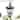 32 Inch Outdoor Pendant Ceiling Light with Seeded Glass, Taper Candle