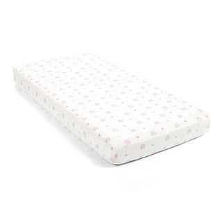 Lush Decor Baby Llama Love Rainbow Soft & Plush Fitted Crib Sheet - 52"x 28" x 9"
