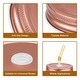 preview thumbnail 4 of 7, 30Pcs 70mm Tinplate Mason Jar Lids Regular Mouth with Straw Hole