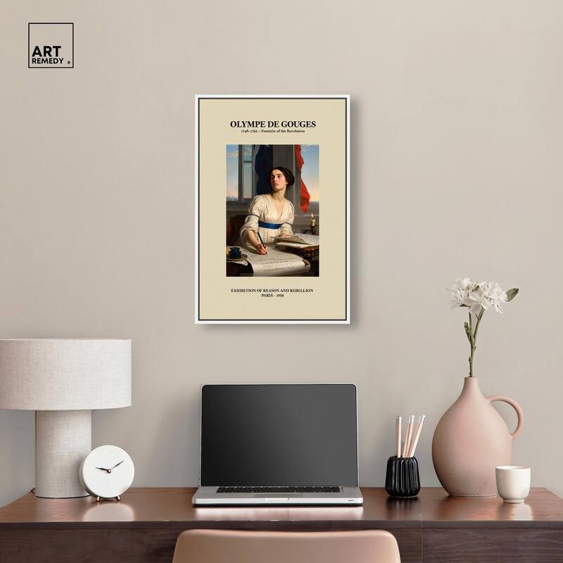 Intellectual Olympe Canvas by Art Remedy