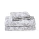 preview thumbnail 61 of 92, Laura Ashley Printed Cotton Flannel Sheet Set Vanessa Grey - Full